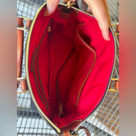 Dooney & Bourke Black Nylon Satchel - Picture 4 of 6